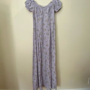 Brand new purple flowers Maxi H&M dress